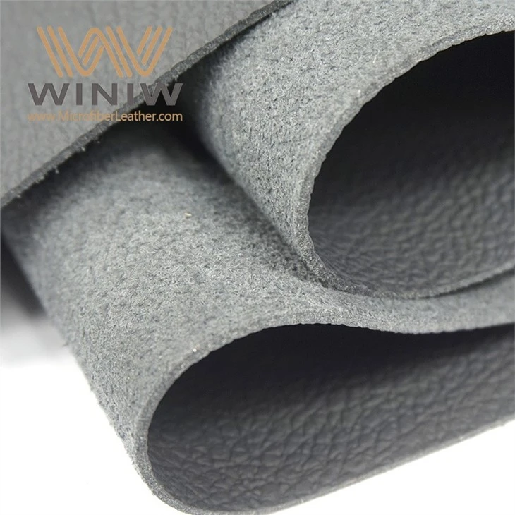 Gray Clemence Leather Upholstery Fabrics