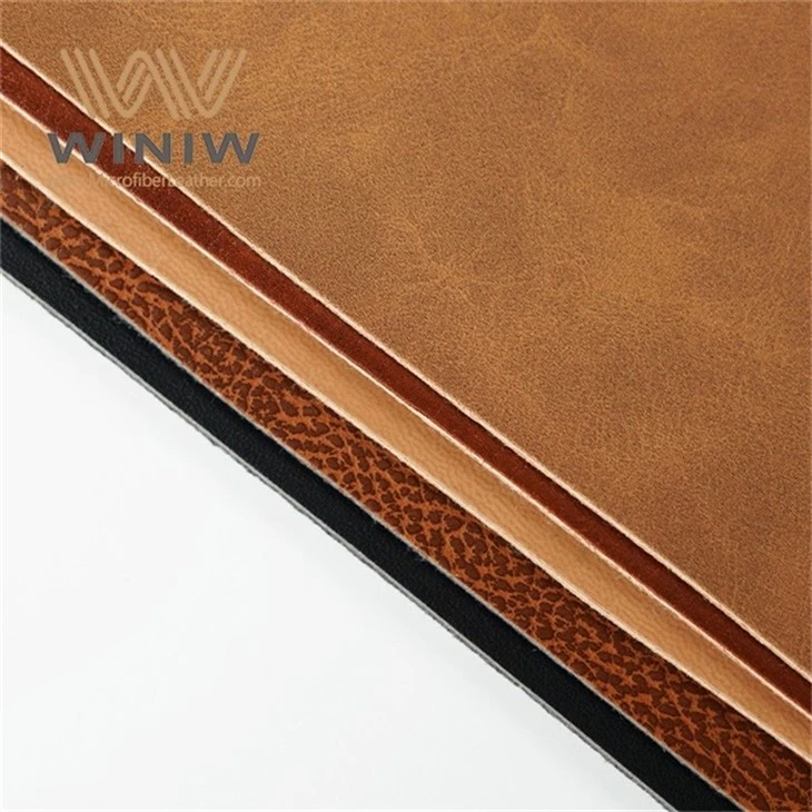 Imitation Vinyl Material Vegan Leather Fabric For Jeans Labels