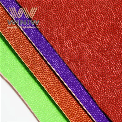 Künstliches Mikrofaserballmaterial aus Kunstleder in verschiedenen Farben